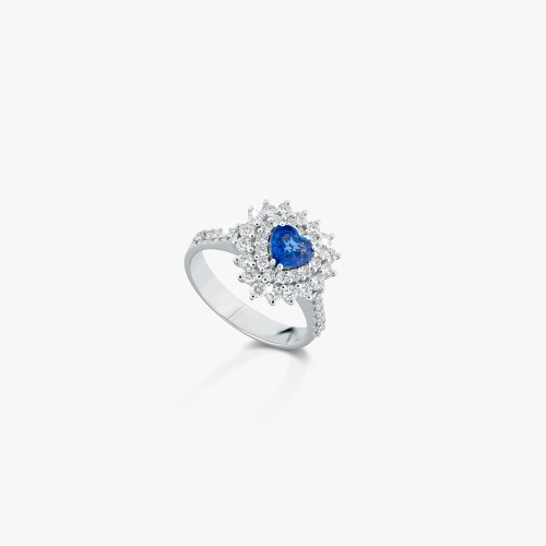 Anello Evelyne Zaffiro